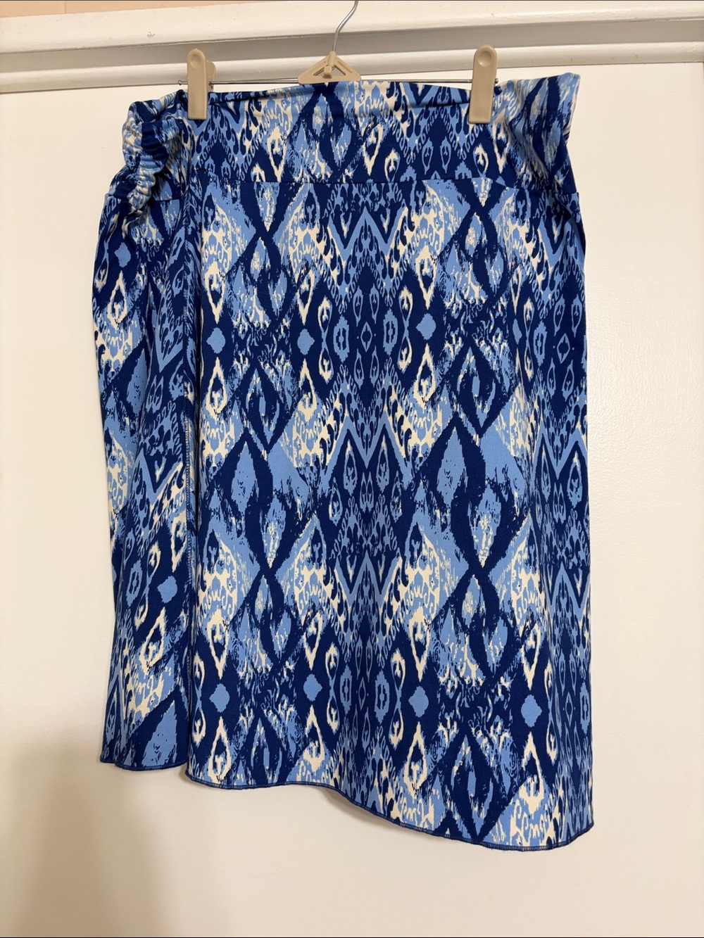 Tranquility by Colorado Clothing Blue Ikat A-Line Skirt